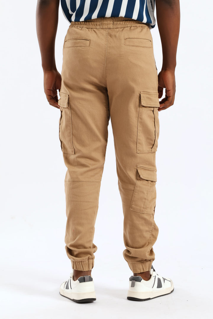 Knit Cargo Jogger - Khaki