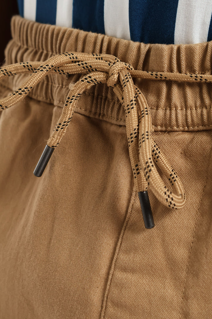 Knit Cargo Jogger - Khaki