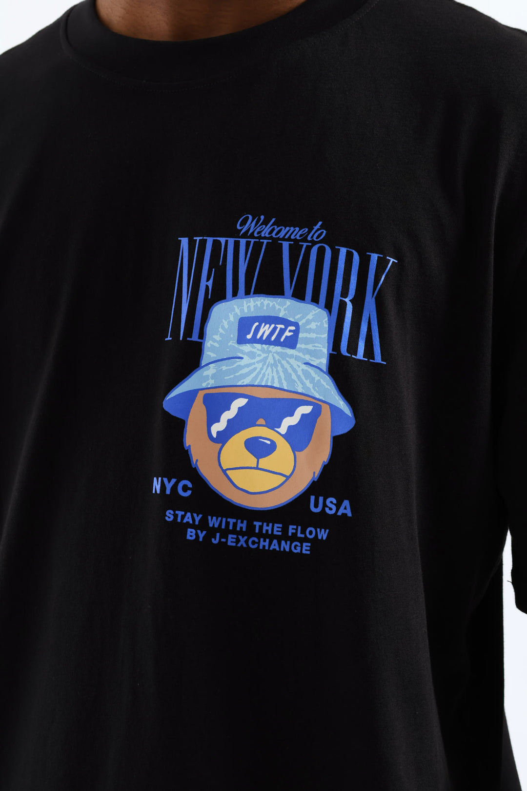 Small NY Teddy Tee - Black