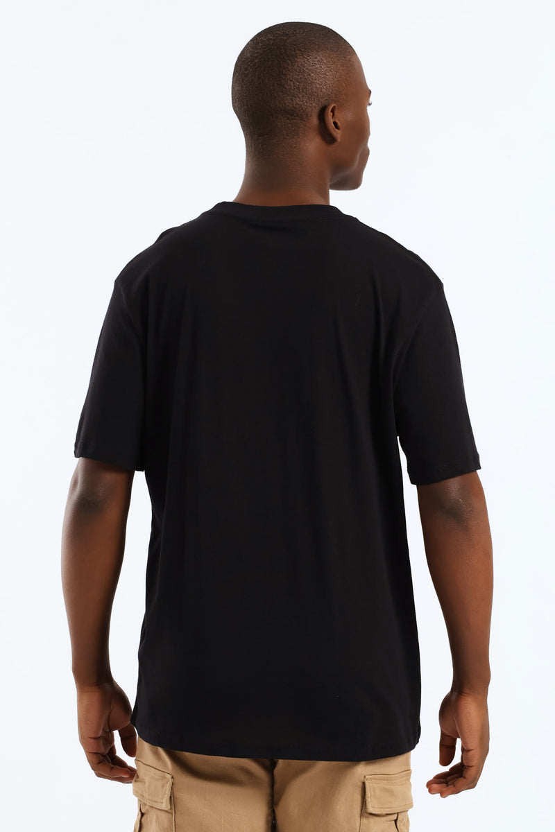 Dice Rhinestone Tee - Black