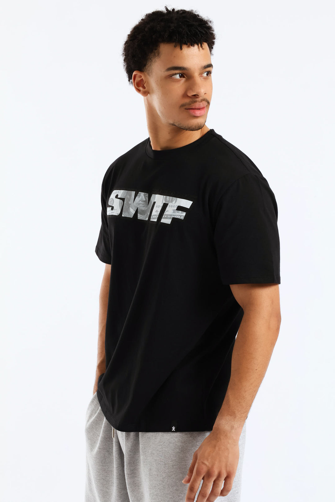 Swift Print Tee - Black