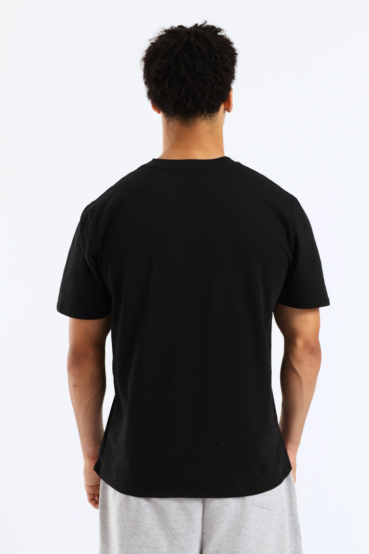 Swift Print Tee - Black
