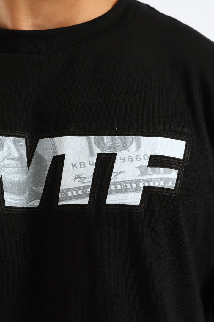 Swift Print Tee - Black