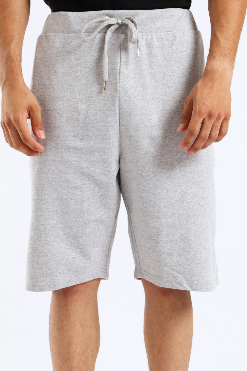 Fleece Shorts - Grey Melange