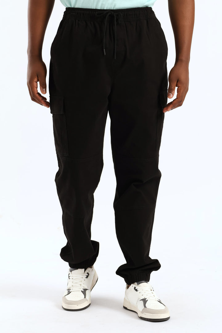 Basic Cargo Pants - Black