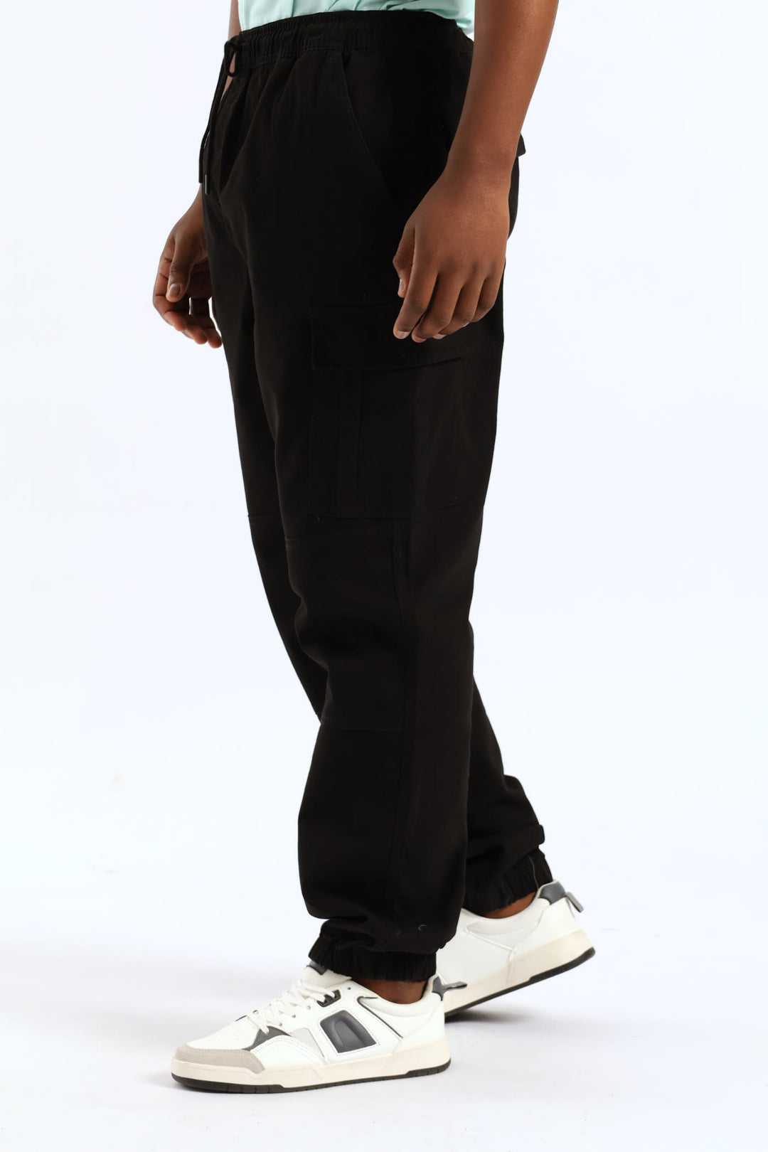 Basic Cargo Pants - Black
