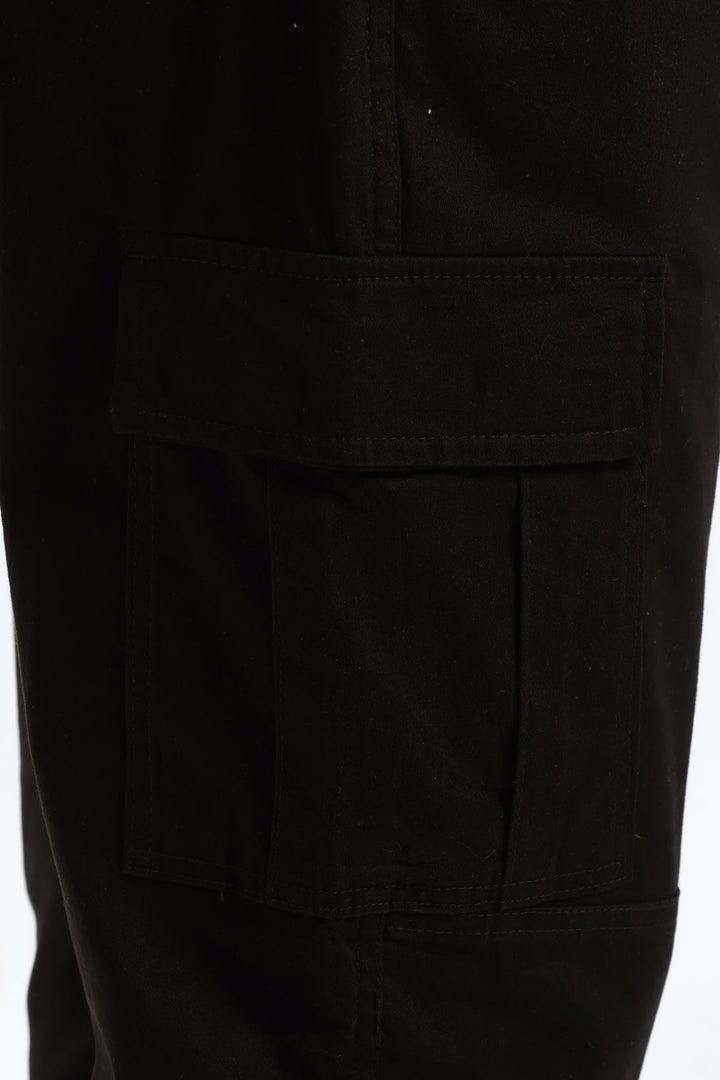Basic Cargo Pants - Black