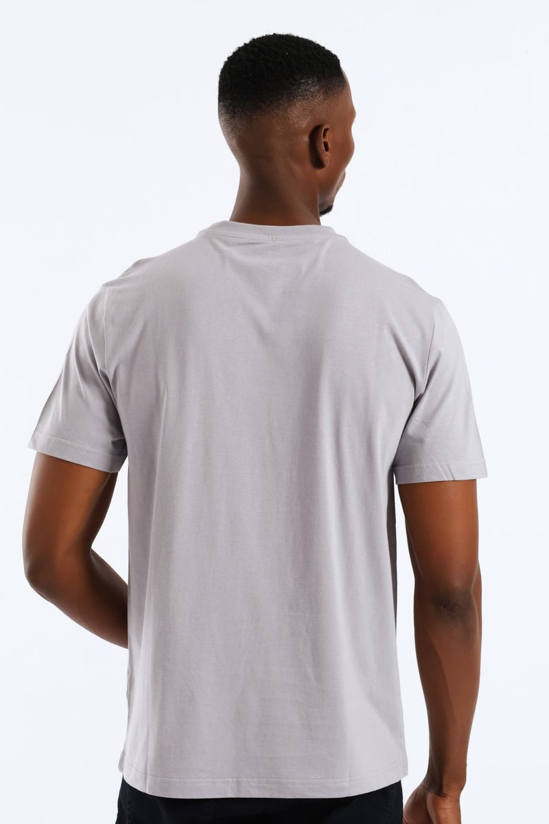 Simple Graphic Tee - Grey