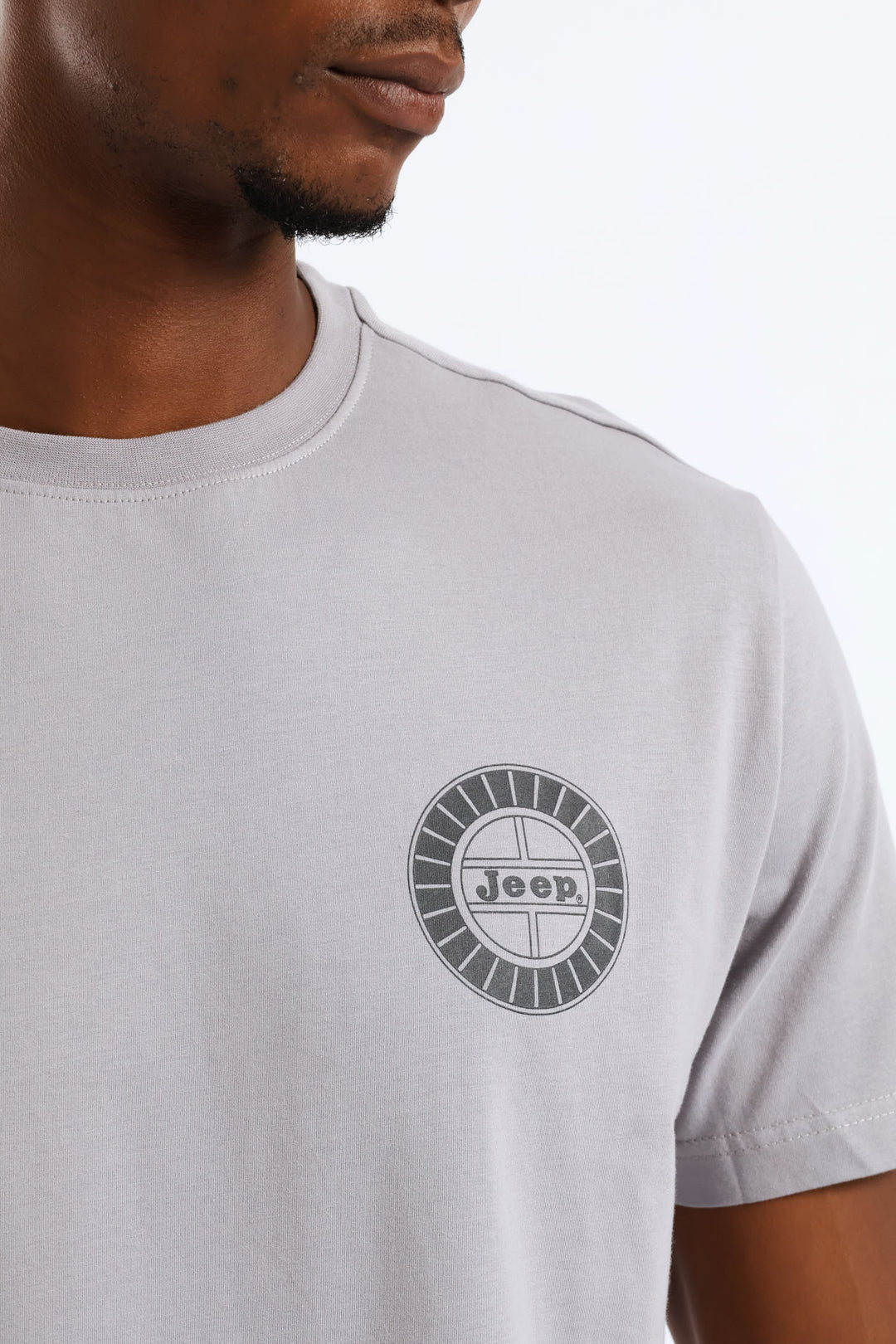 Simple Graphic Tee - Grey