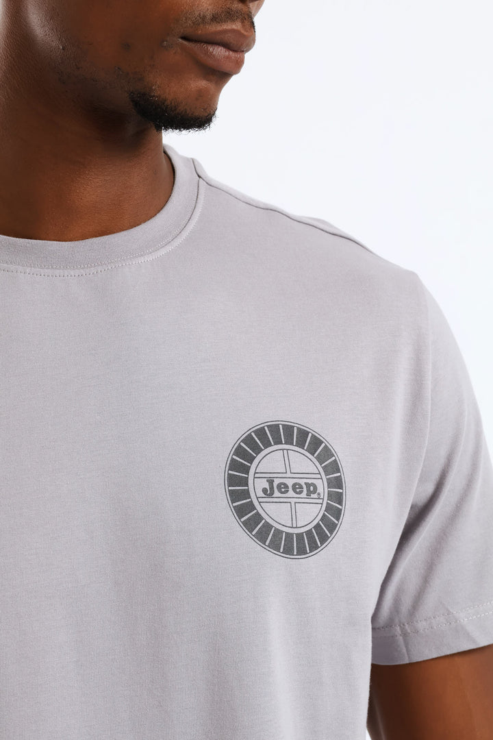 Simple Graphic Tee - Grey