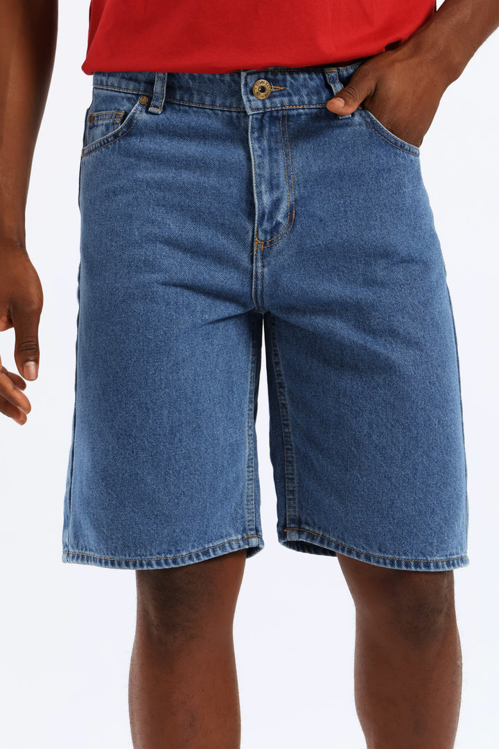 Rigid Denim Short - Mid Wash