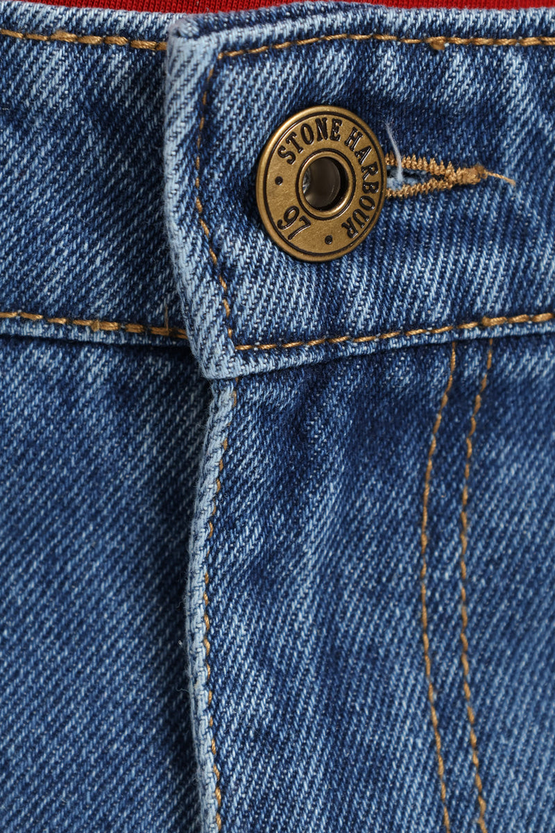 Rigid Denim Short - Mid Wash