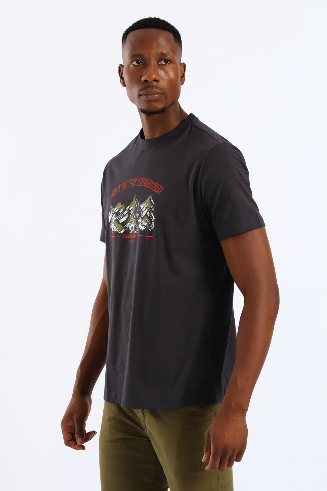Mountain Graphic Tee - Black