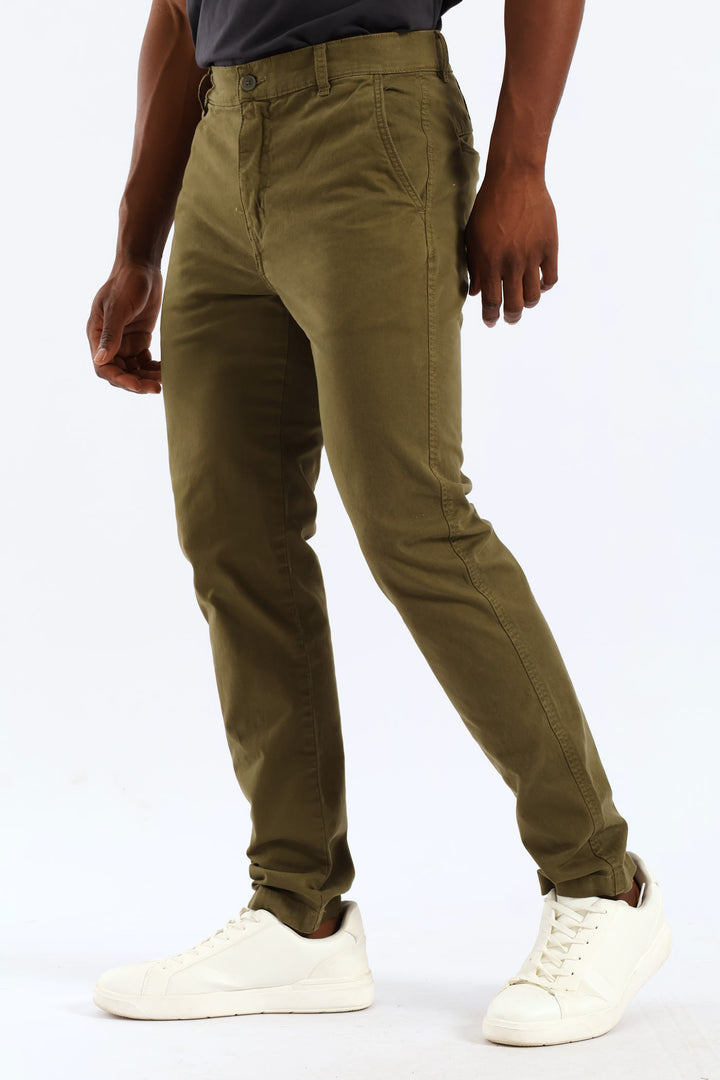 Slim III Chino Pant - Olive