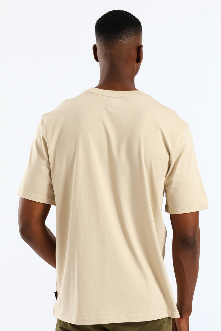 Stn Denim Tee - Stone
