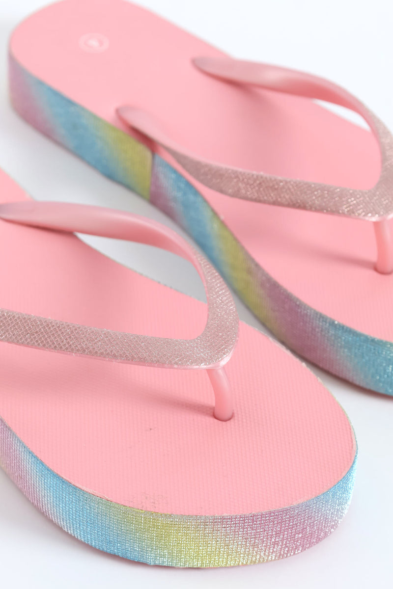 Girls Platform Flip Flop - Pink
