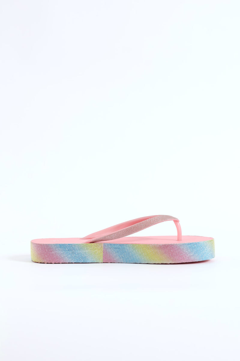 Girls Platform Flip Flop - Pink