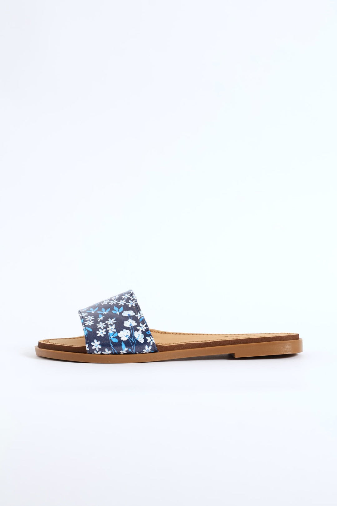 Floral Summer Sandal - Blue
