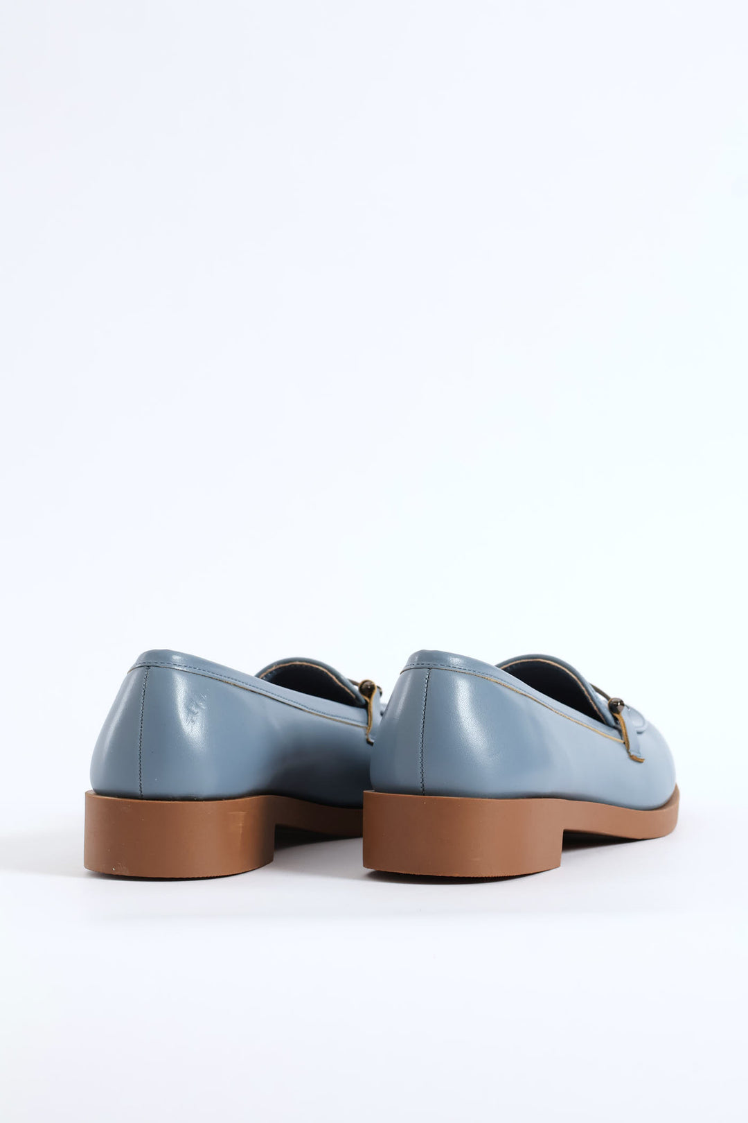Knot Metal Trim Loafer - Duck Egg
