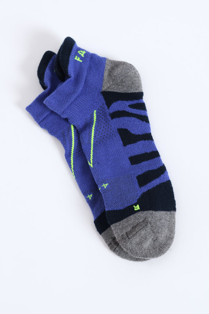 Performance Runner Socks - Blue