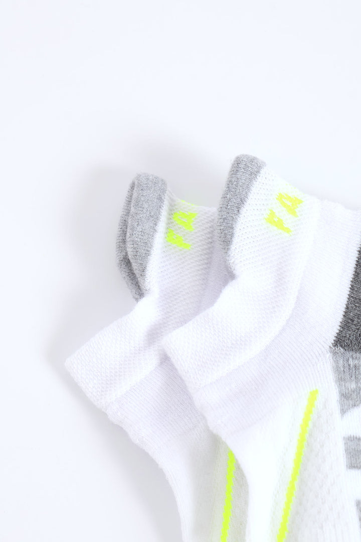 Performance Runner Socks - White