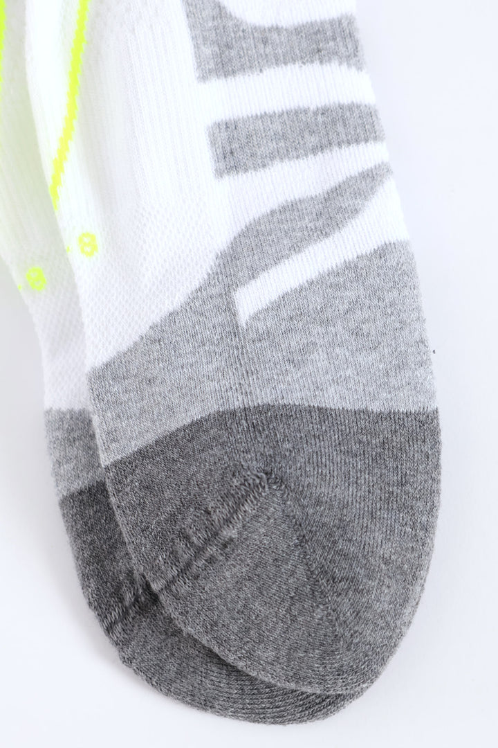 Performance Runner Socks - White