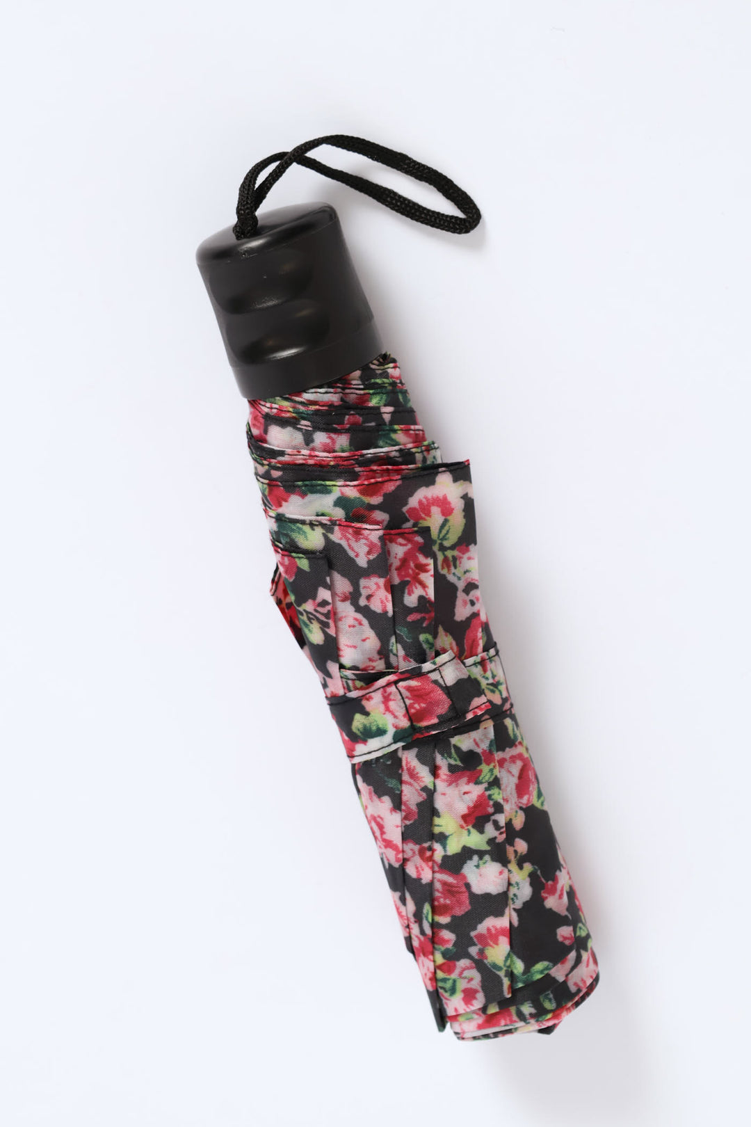 Mini 2 Fold Manual Open Print Umbrella - Pink