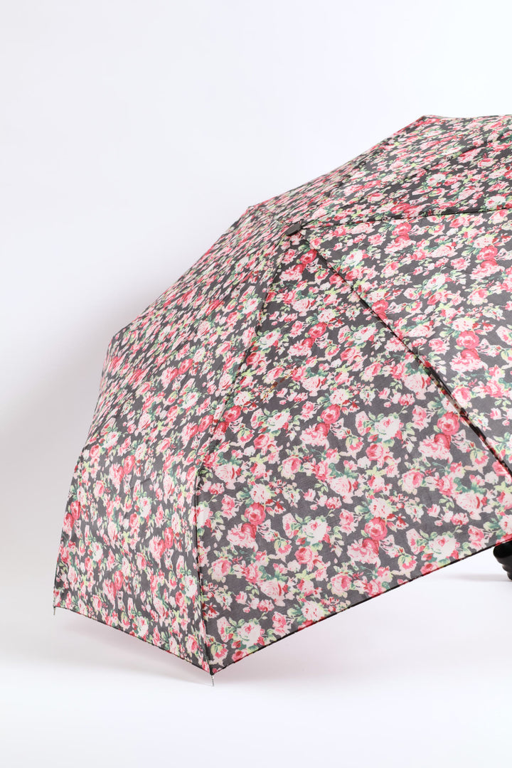 Mini 2 Fold Manual Open Print Umbrella - Pink