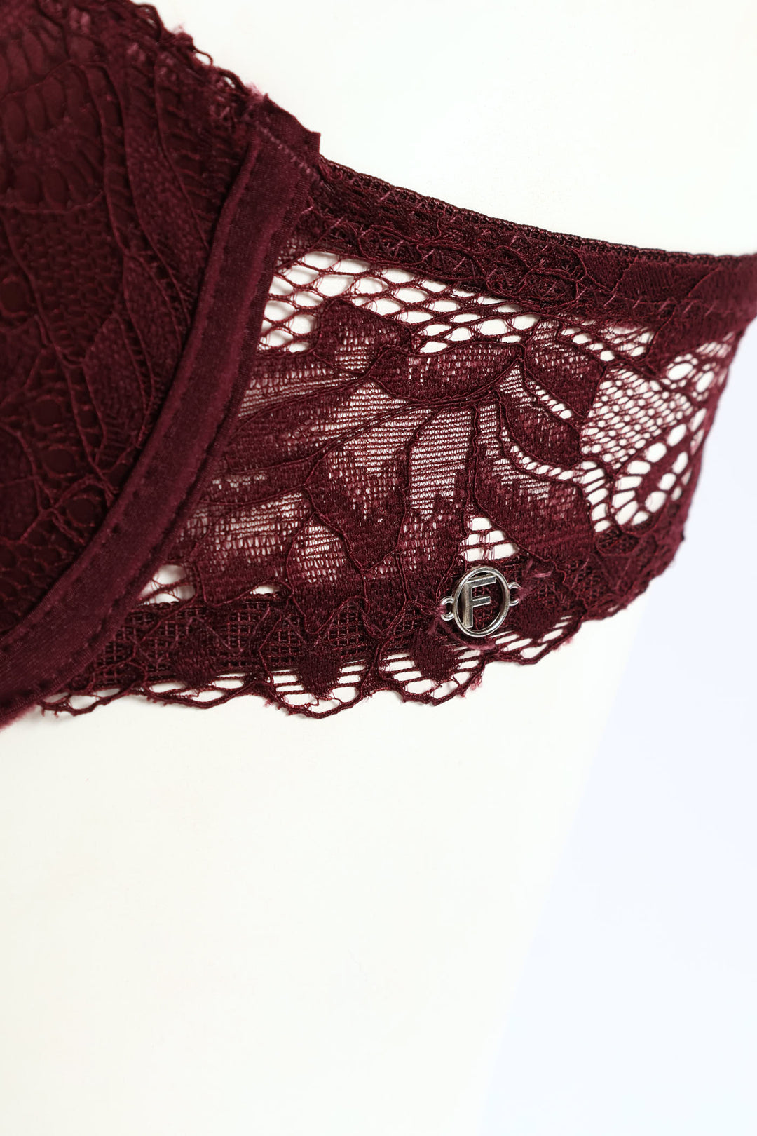 2 Pack Galloon Lace Multi Way Bra - Raspberry/Maroon