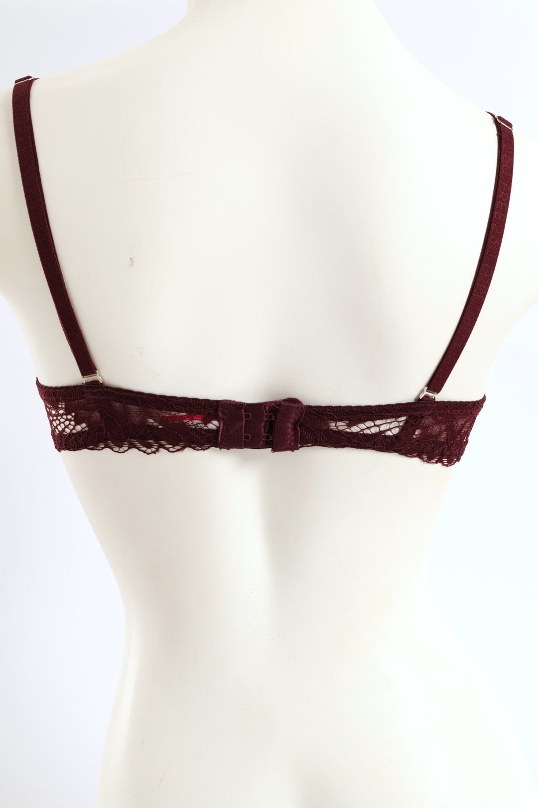 2 Pack Galloon Lace Multi Way Bra - Raspberry/Maroon