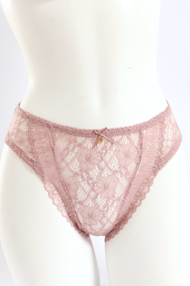 Full Lace Bikini Panty - Pink