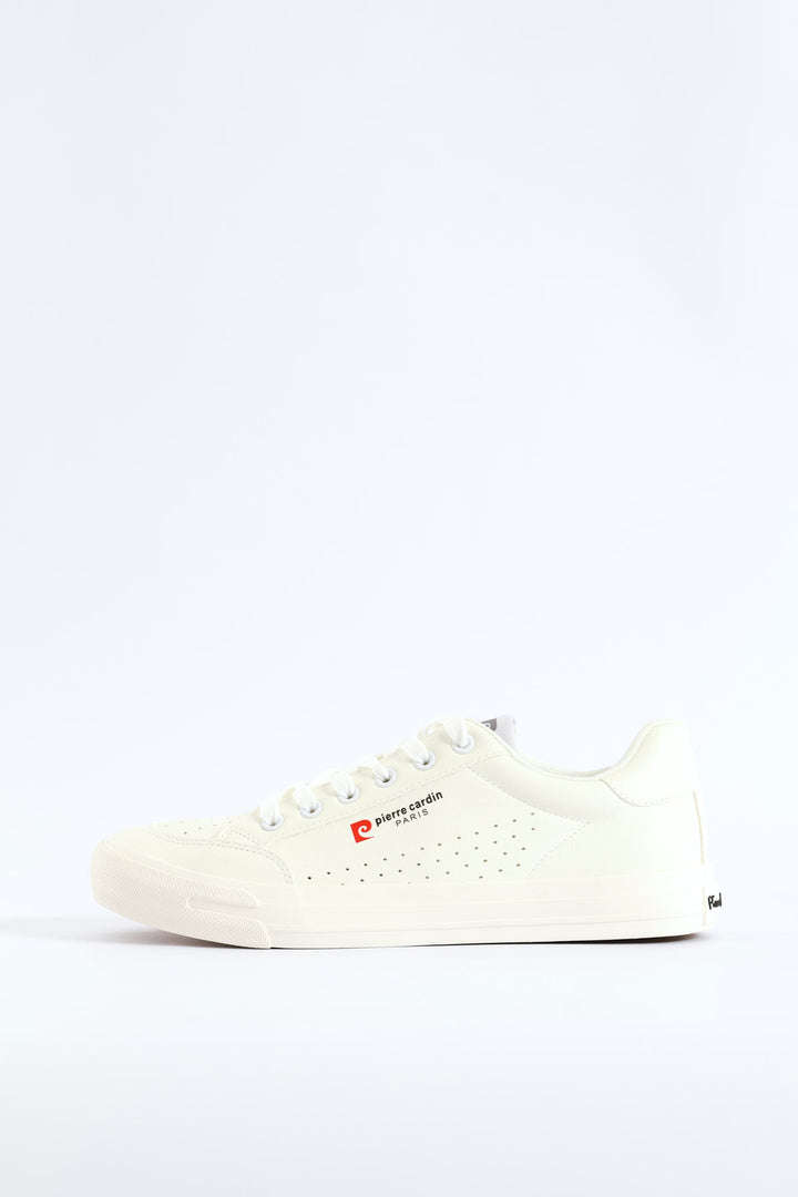 Euro Lace Up Sneaker - White