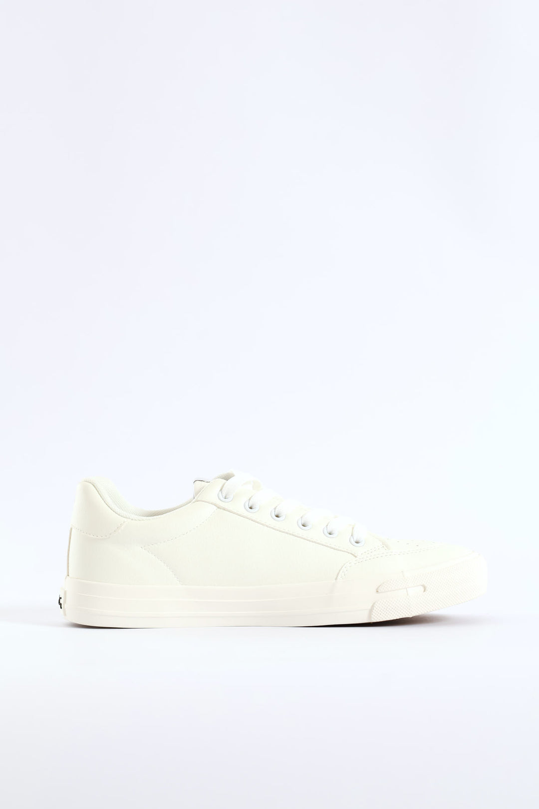 Euro Lace Up Sneaker - White