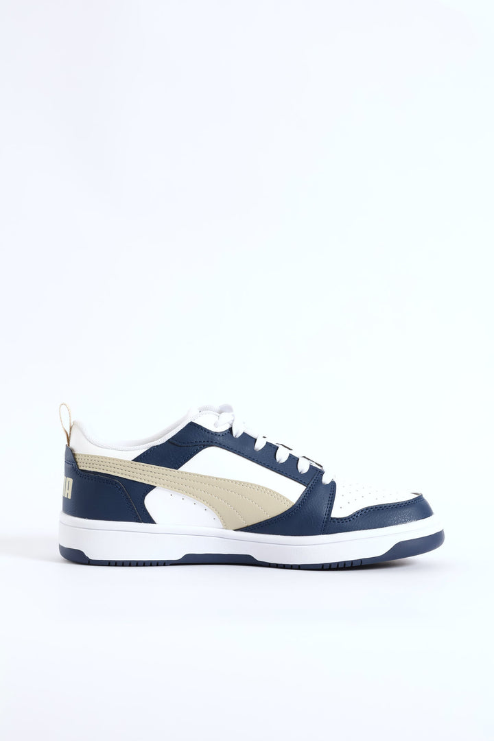 Rebound V6 Low Sneaker - White/Blue