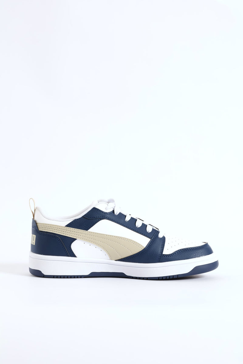 Rebound V6 Low Sneaker - White/Blue