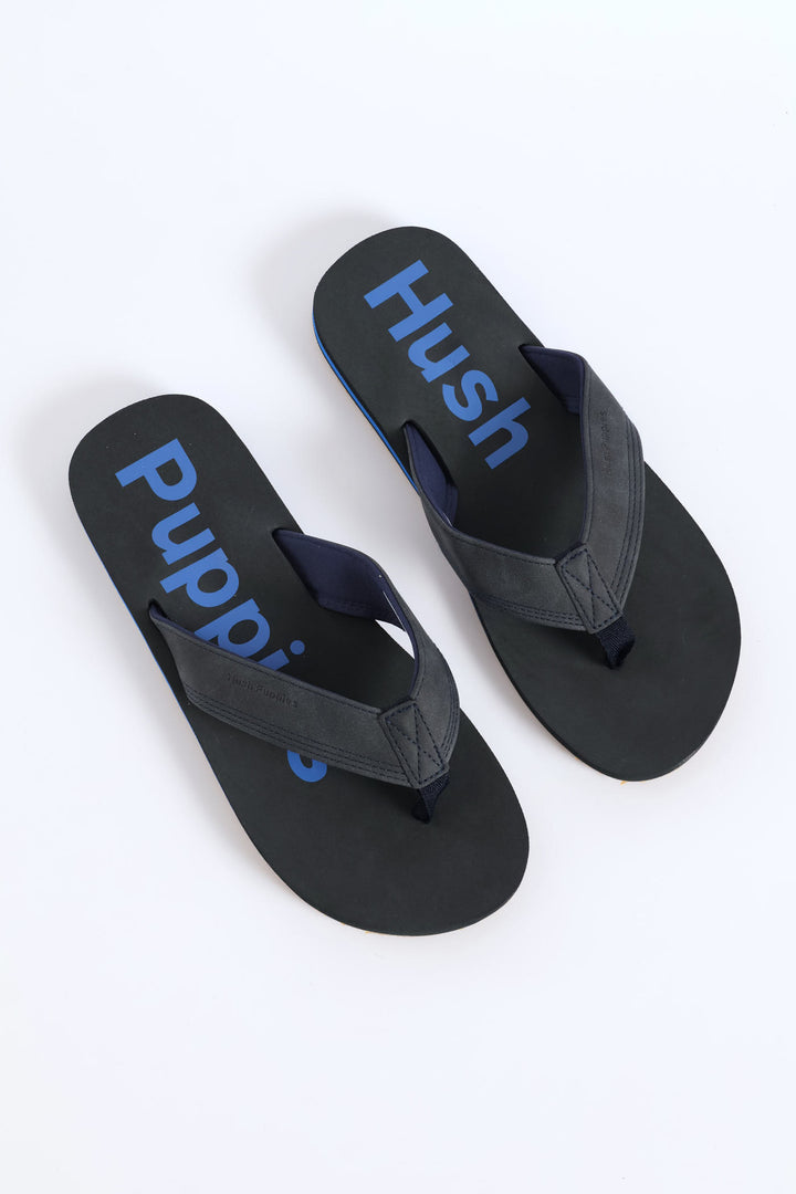 Stomp Wide Vamp Sandal - Navy