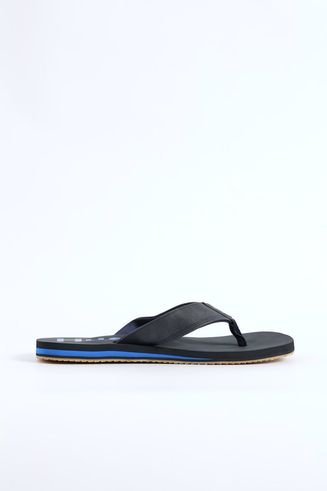 Stomp Wide Vamp Sandal - Navy