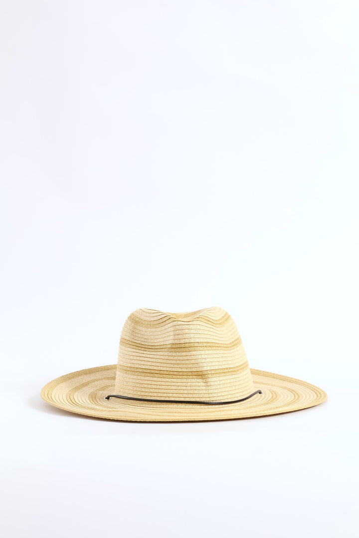 Wide Brim Drawstring Sunhat - Sand