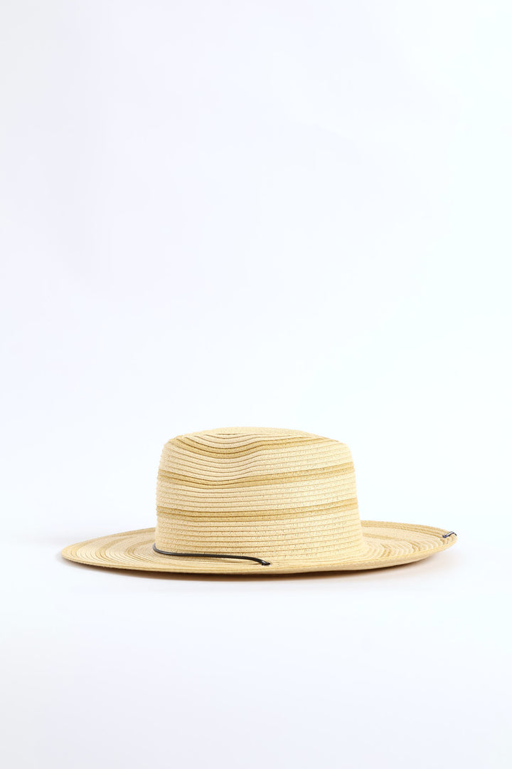 Wide Brim Drawstring Sunhat - Sand