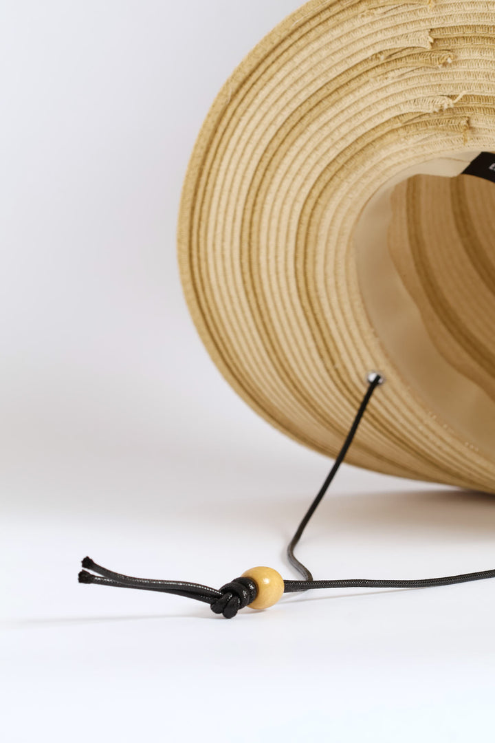 Wide Brim Drawstring Sunhat - Sand