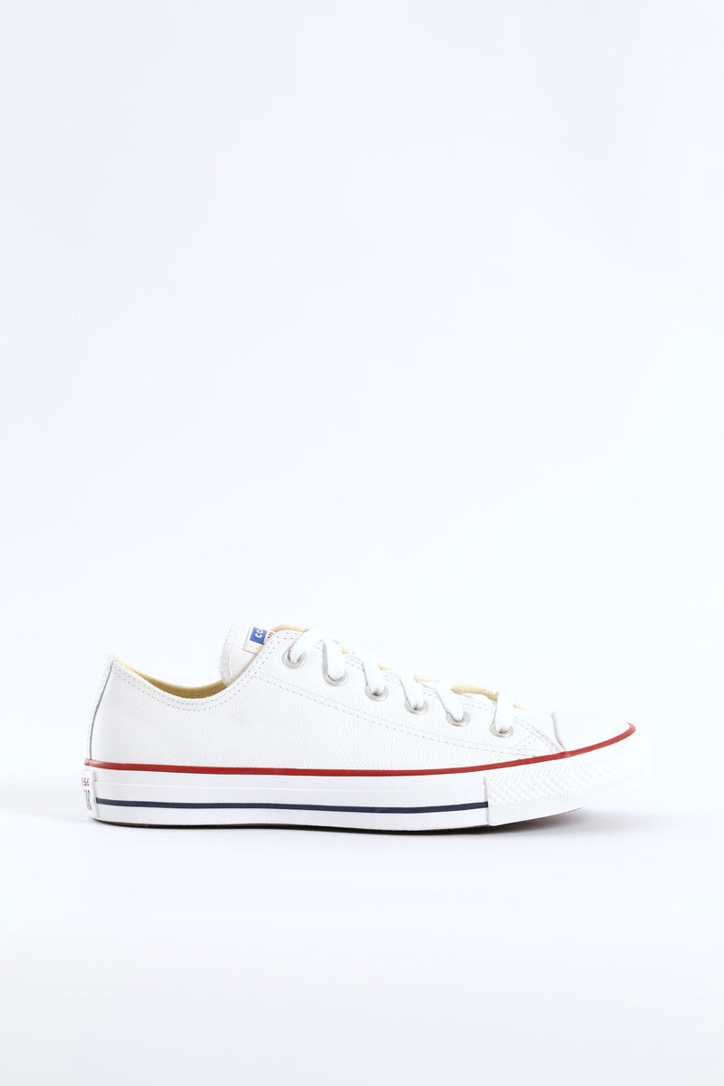All Star Leather Lo Sneaker - White