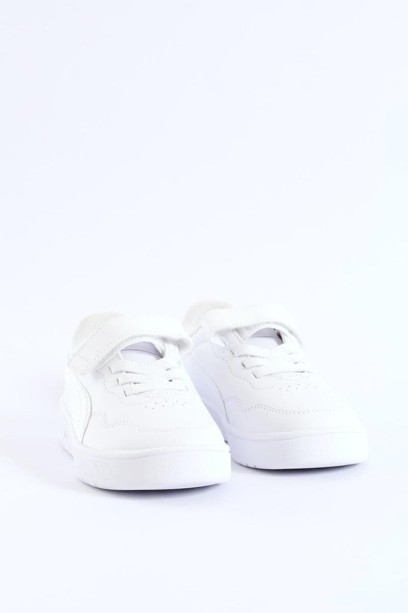Pre-Girls Court Lally Ac+ Ps Sneaker - White