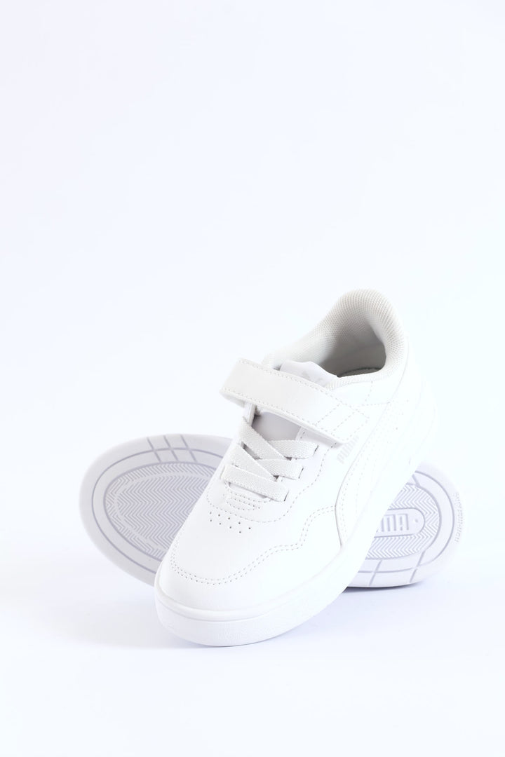 Pre-Girls Court Lally Ac+ Ps Sneaker - White