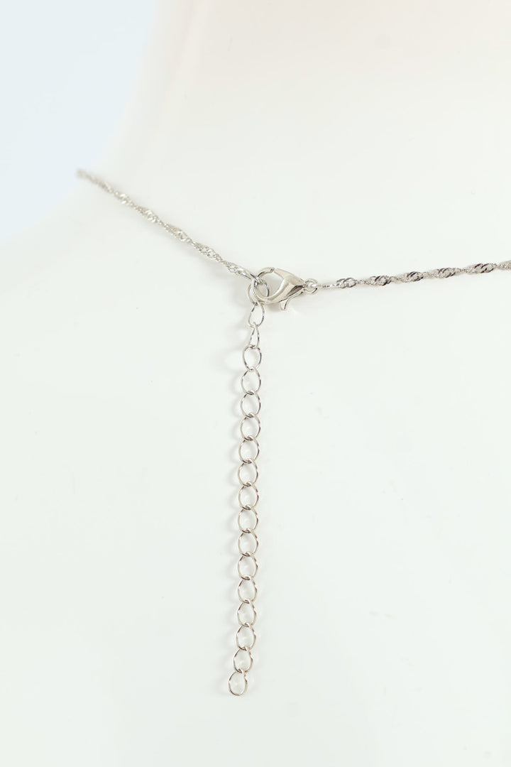 Pendant Cross Necklace - Silver