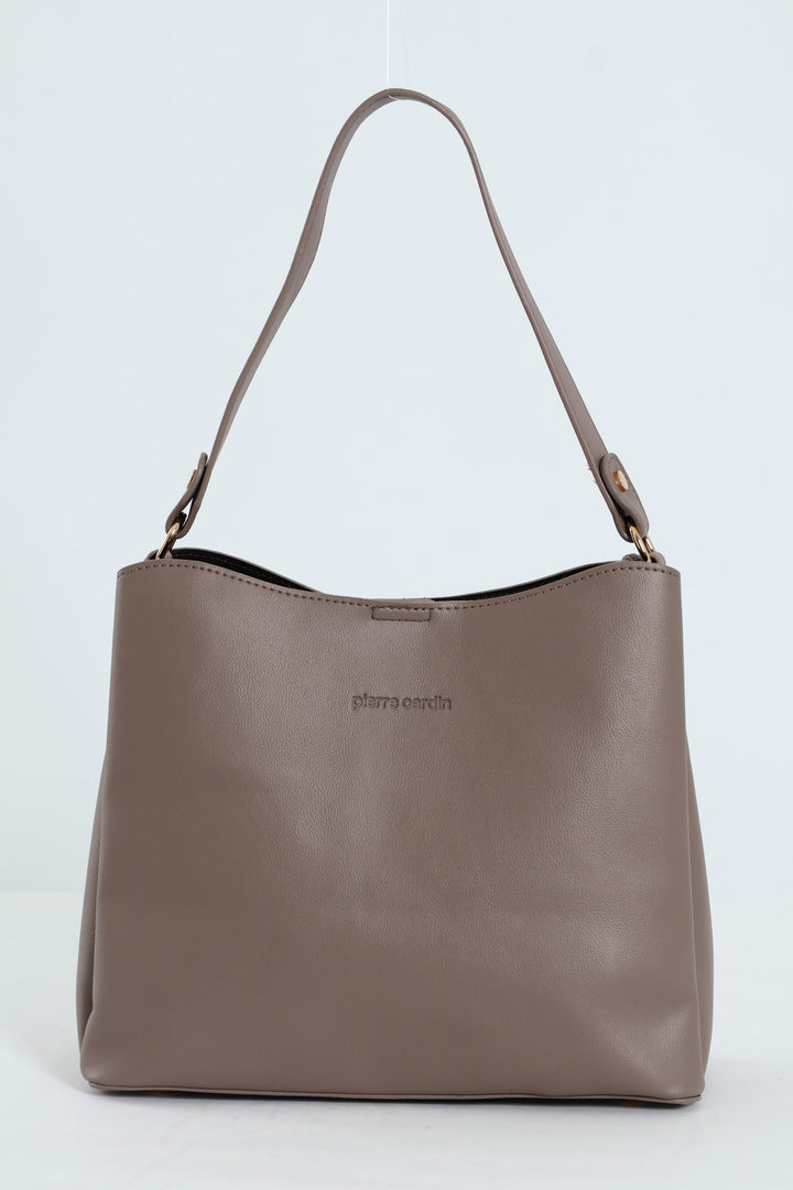 Leah Bucket Bag - Grey