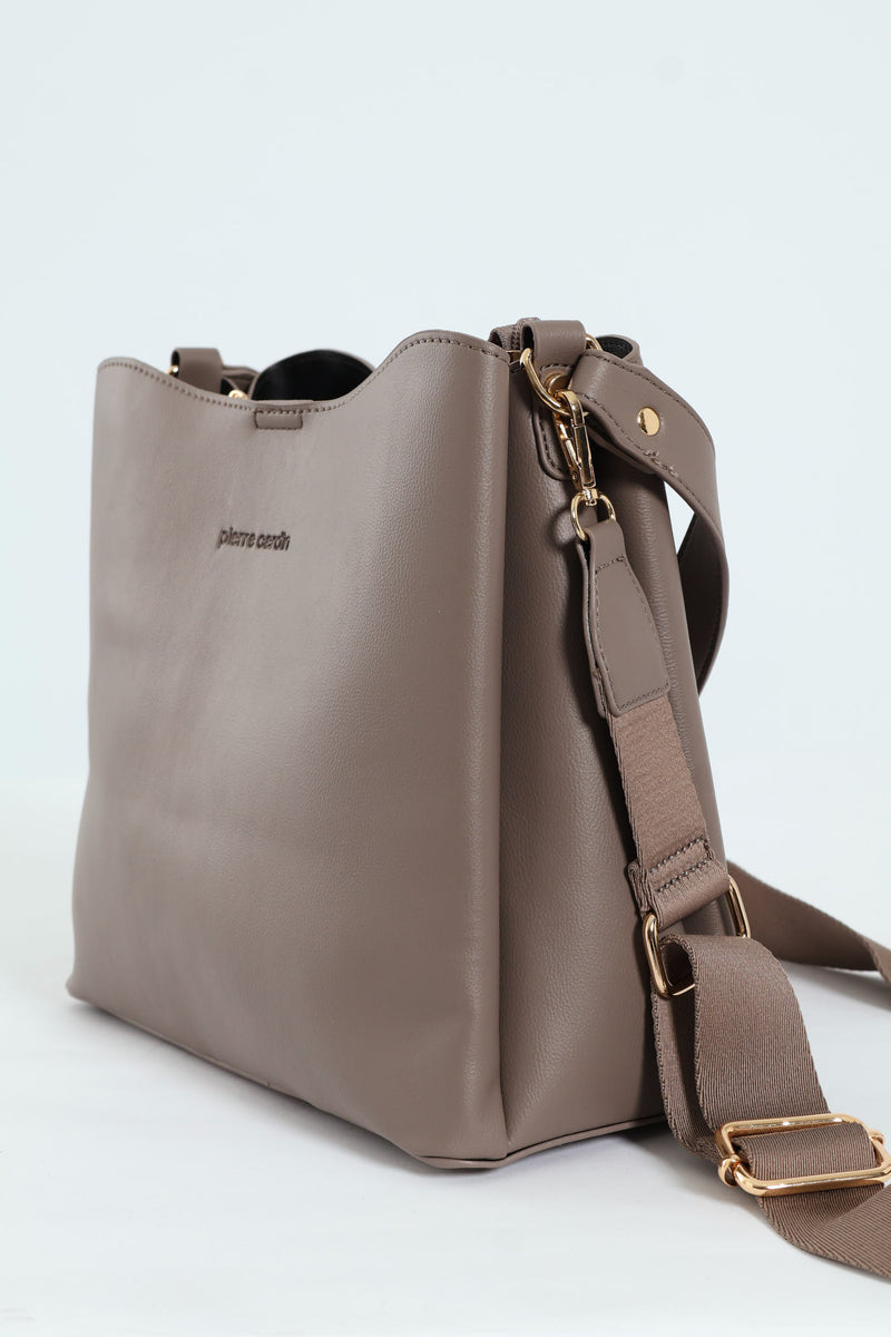 Leah Bucket Bag - Grey