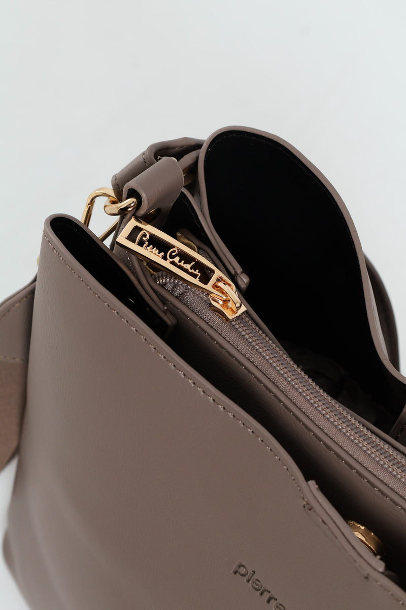 Leah Bucket Bag - Grey