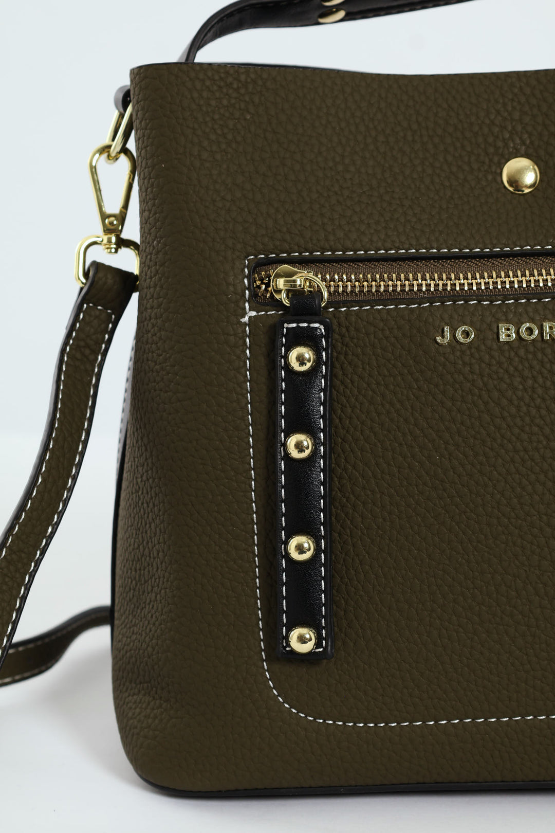 Elexi-Zip Front Bag - Olive