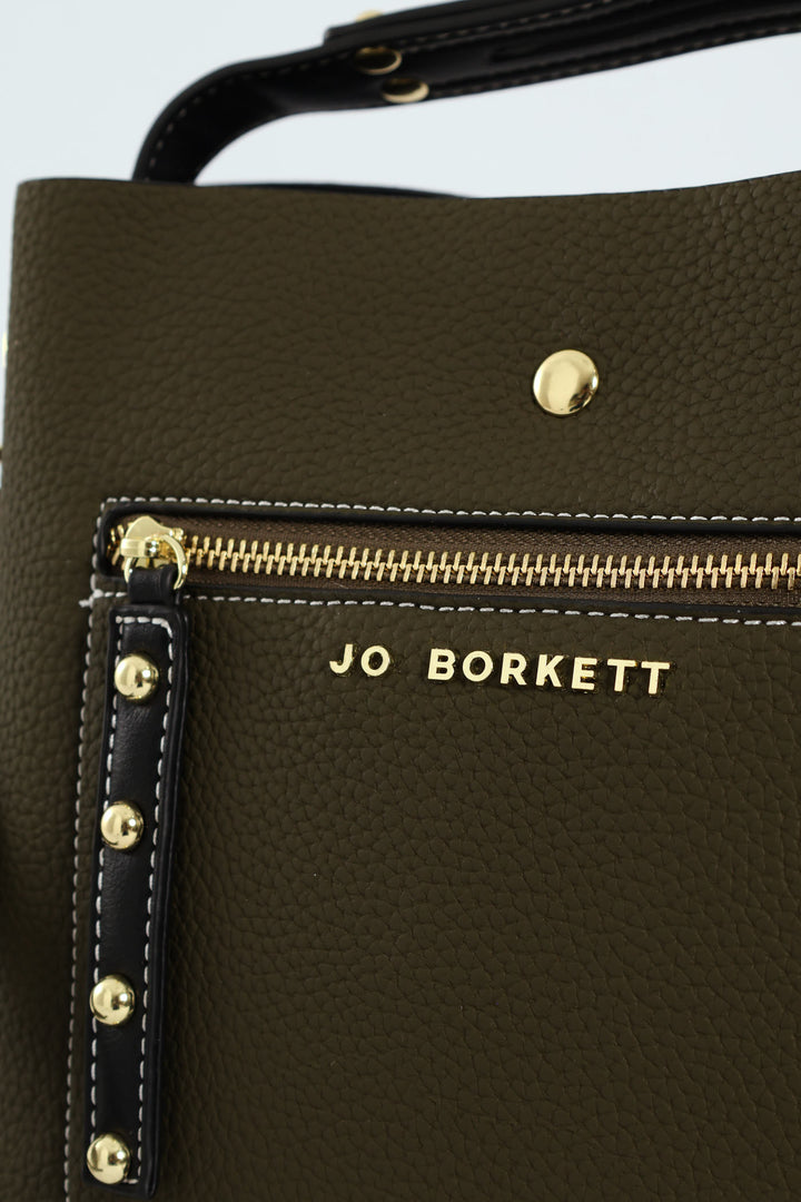 Elexi-Zip Front Bag - Olive