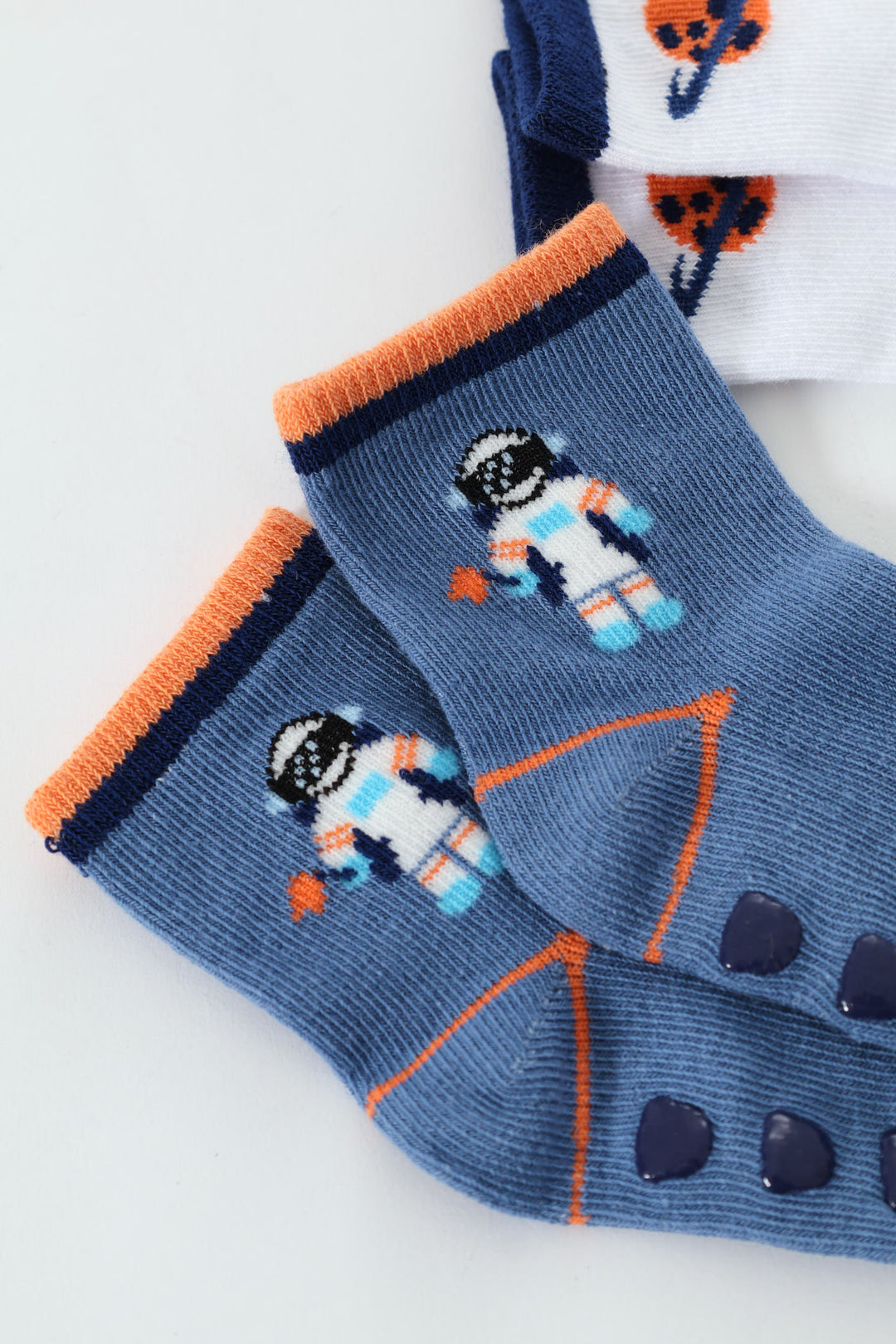 Baby Boys 3 Pack Space Cotton Socks - Dark Navy